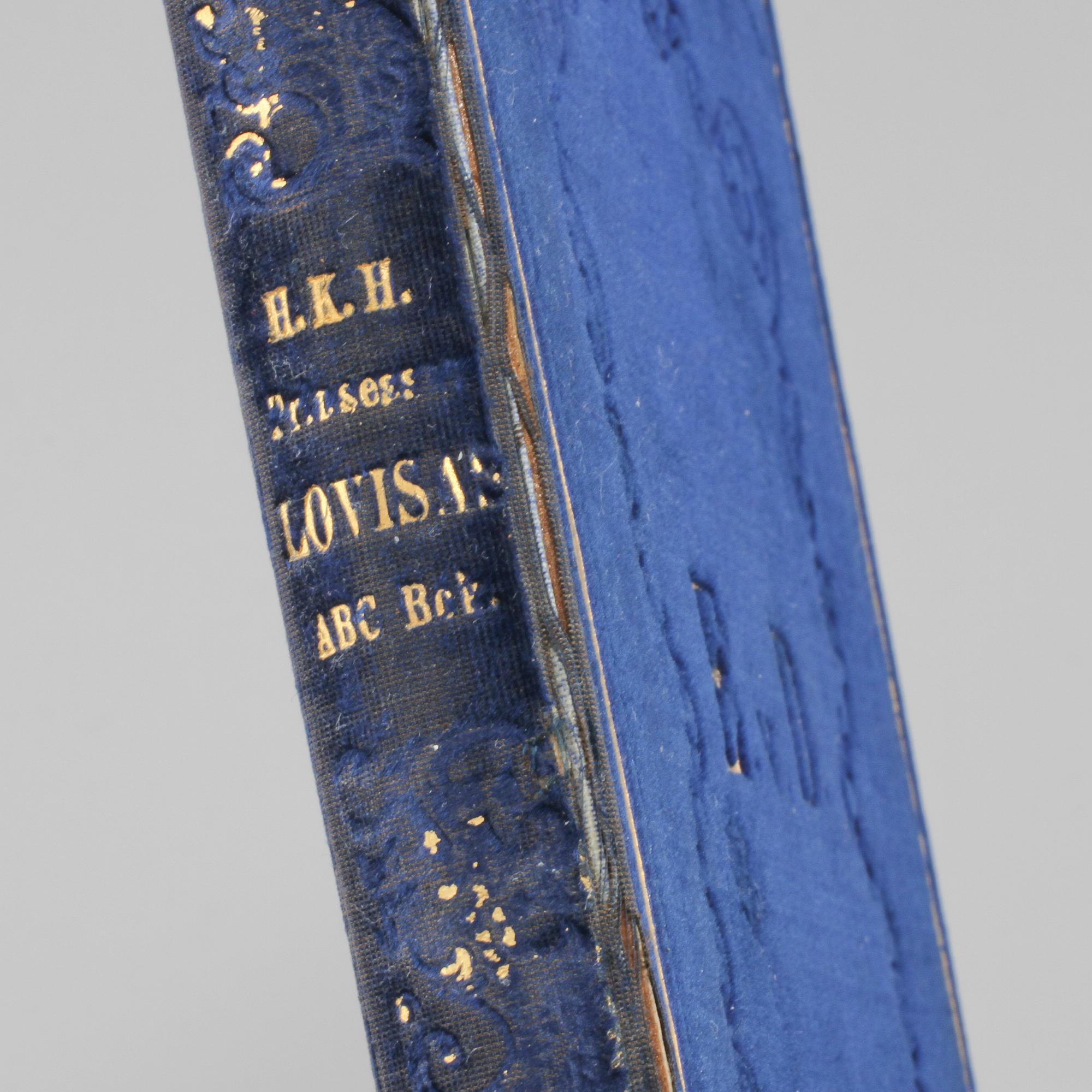 BOK, H.K.H Prinsessan Lovisas ABC bok, 1800-talets andra hälft.