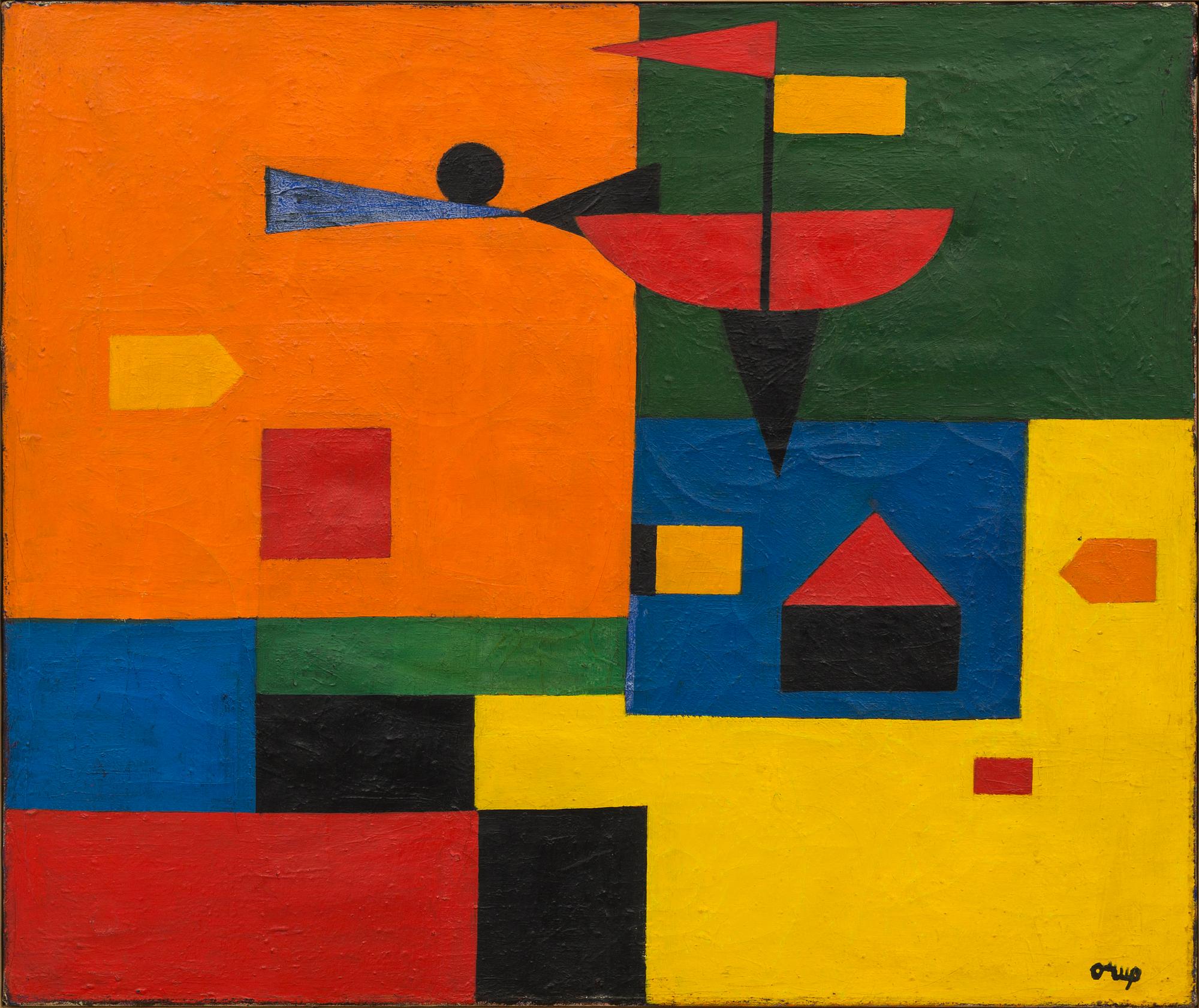 BENGT ORUP, oil on canvas singed.