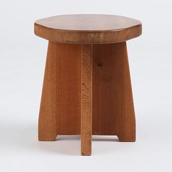 David Rosén, a Swedish Modern 'Berga' pine stool, Nordiska Kompaniet, Sweden 1930-1940s.