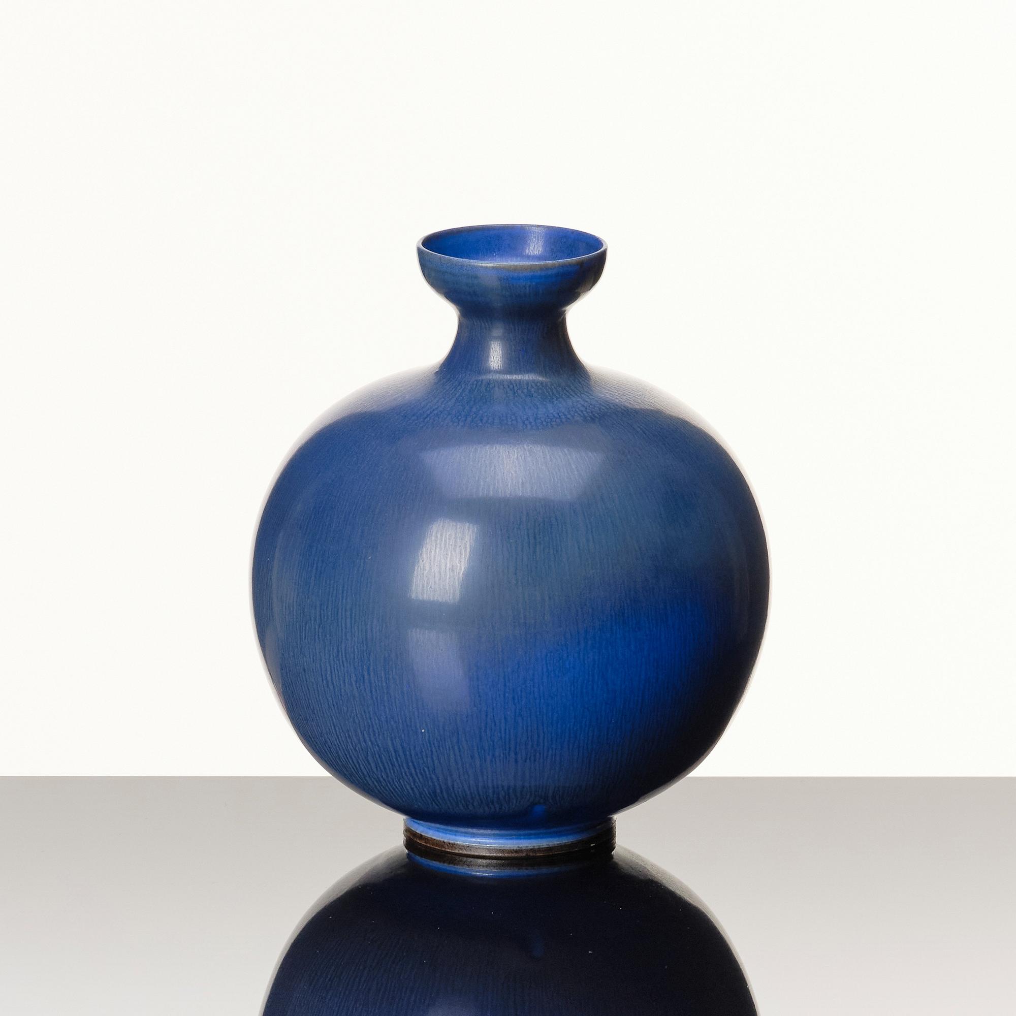 Berndt Friberg, vas samt skålar, 2 st, Gustavsbergs studio 1951-72.