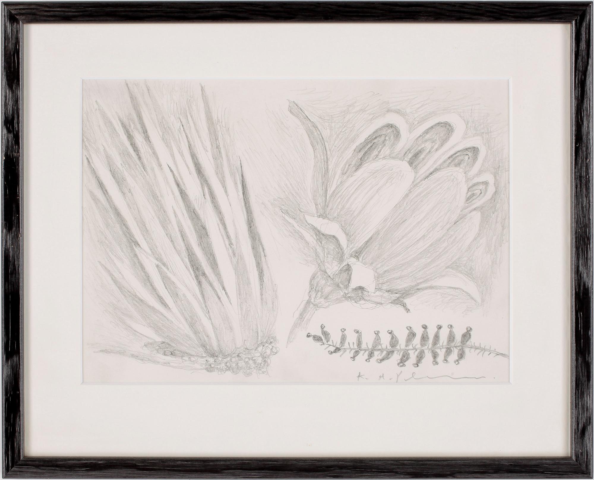 KARL AXEL PEHRSON, blyertsteckning, sign.