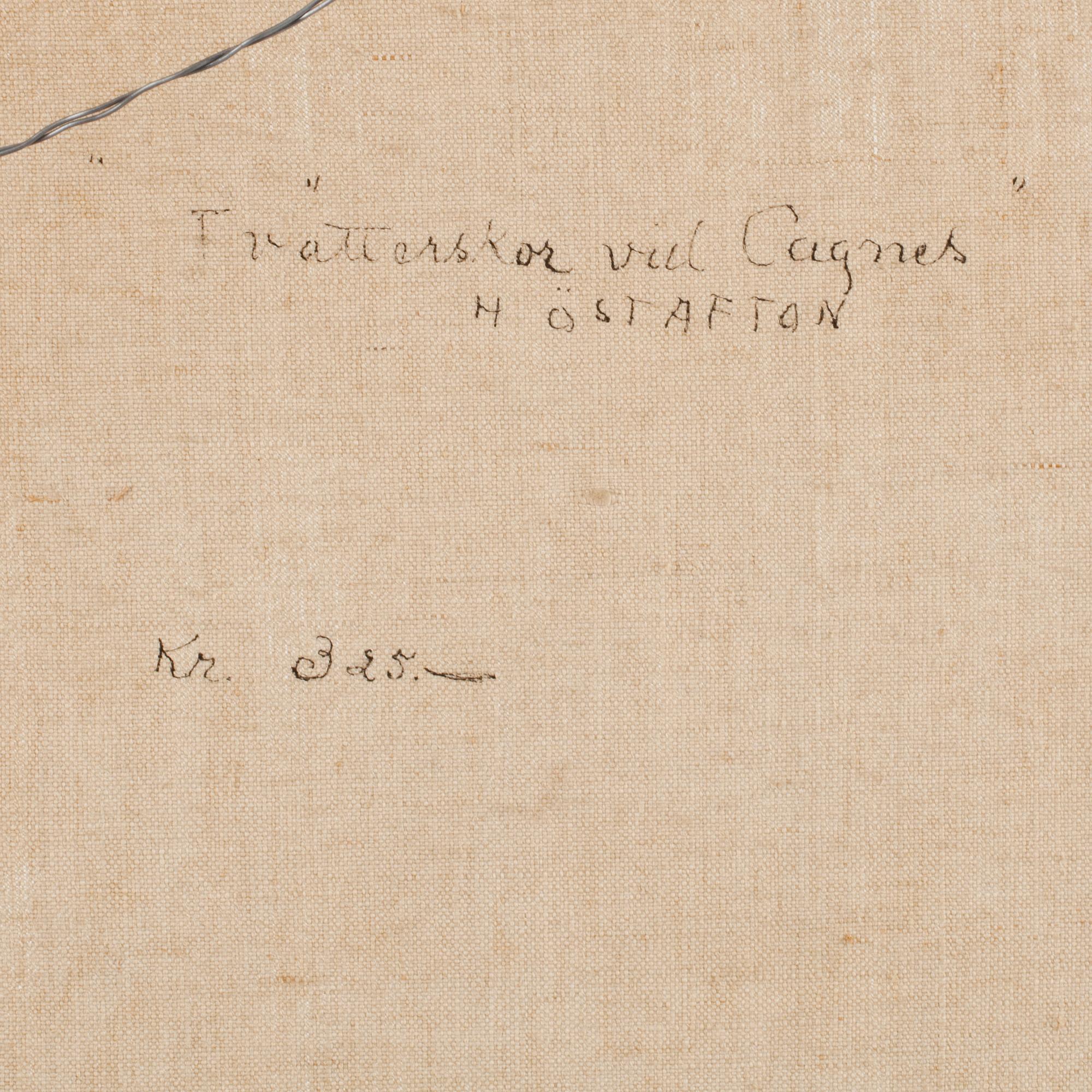 HELGE JOHANSSON, olja på duk, sign o dat 1922.