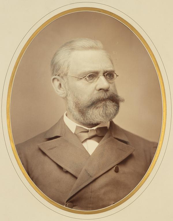 Porträtt av Robert Nobel (1829-1896), fotografi.
