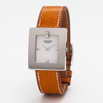 Hermès, Belt, wristwatch, 26 x 30 mm.