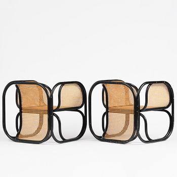 Jan Bocan, fåtöljer, ett par, Thonet, utförda för Tjeckoslovakiska ambassaden, Stockholm, 1972.