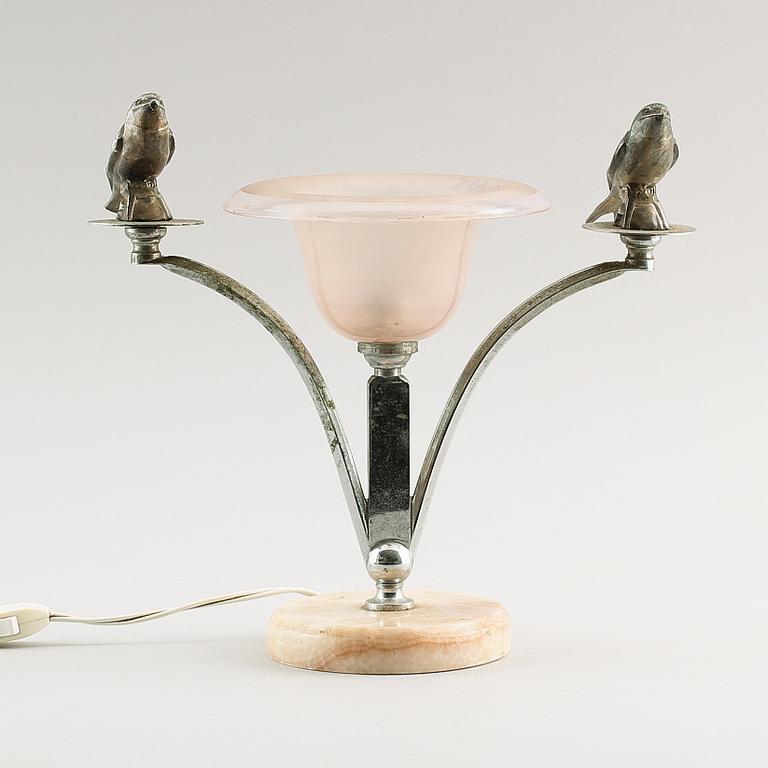 BORDSLAMPA, art déco, 1900-talets första hälft.