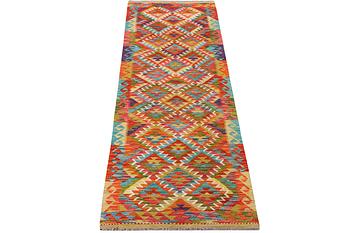 A Kilim runner carpet, c. 300 x 85 cm.