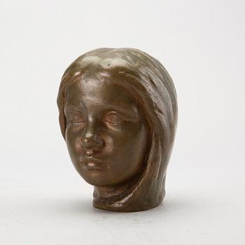 JOHANNES COLLIN, bronze scupture, signed and dated 1910.