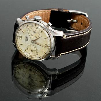 ARMBANDSUR, stål, herr, Heuer, omkring 1900-talets mitt.