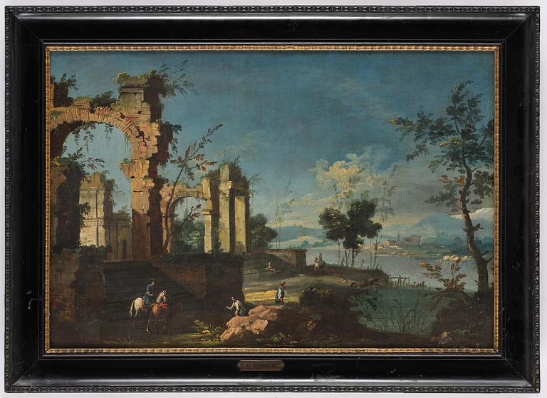Giovanni Paolo Panini, hans krets, Ruinlandskap.