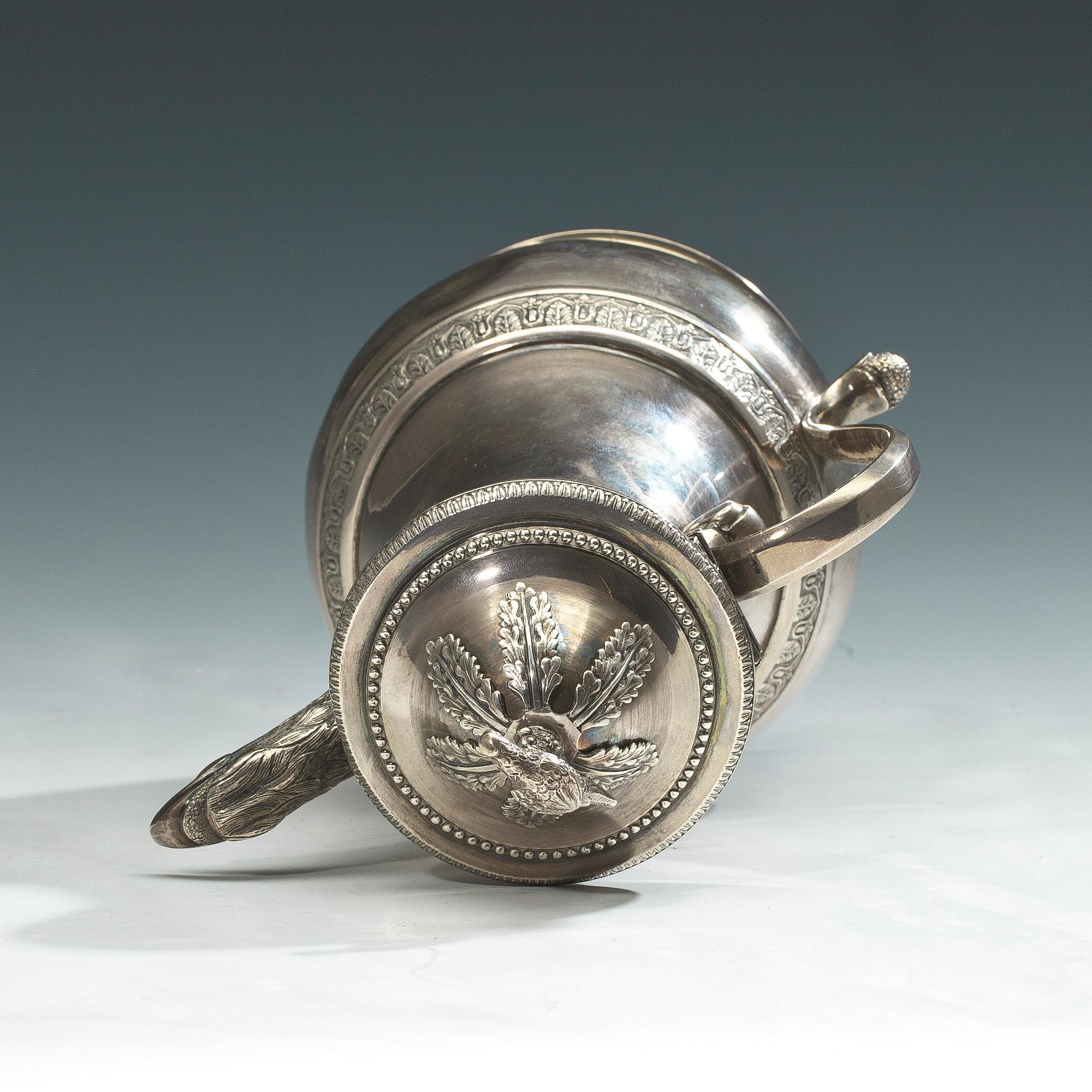 KANNA, silver, fransk importstämpel, 1900-tal. Vikt 824 g.