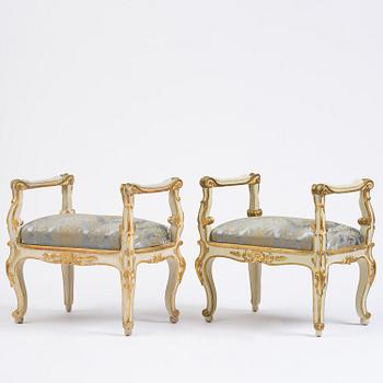 Banketter ett par, 1800-talets senare del, Rokokostil.