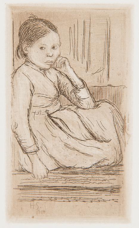 Hugo Simberg, "Flicka".