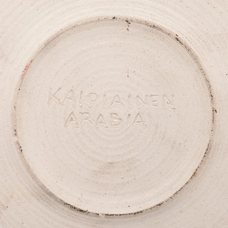 BIRGER KAIPIAINEN, a decorative bowl signed Kaipiainen Arabia.