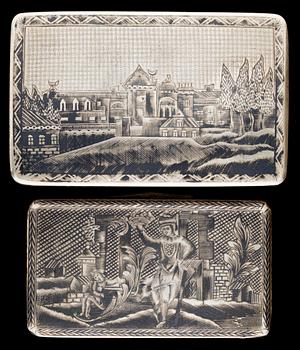 DOSOR, 2 st, silver, Ryssland 1800-talets slut.