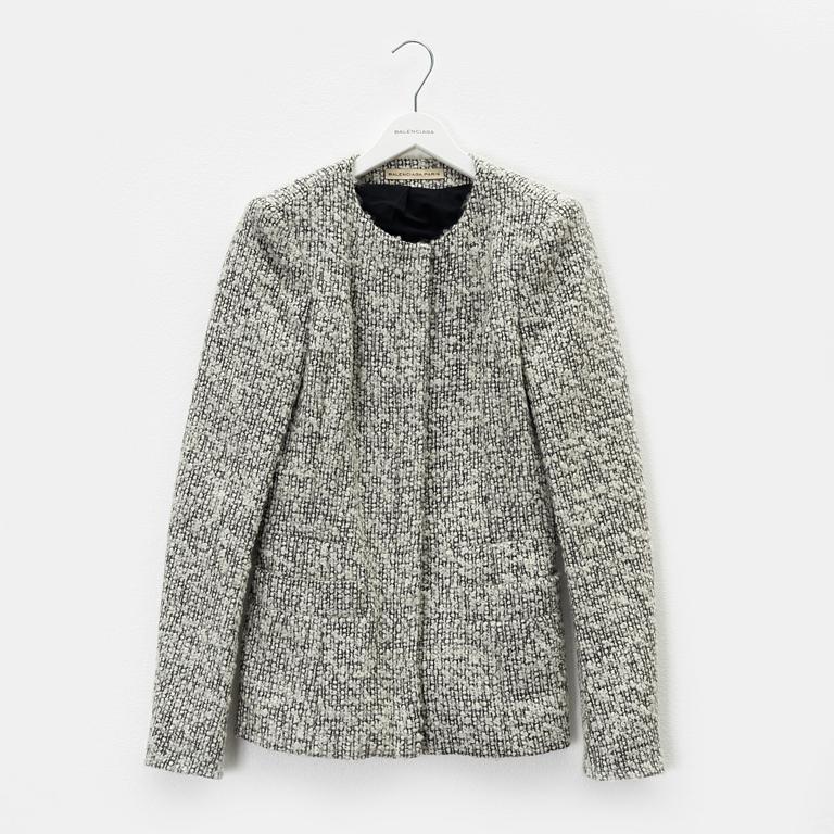 Balenciaga, a wool mix jacket, size 35.