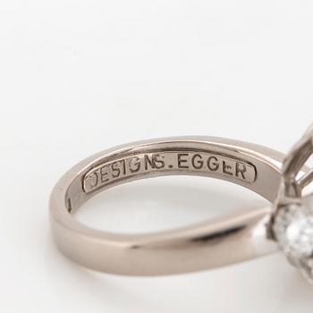 A diamond ring, design Siegfried Egger.