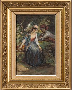 Egron Lundgren, Indian with oranges.