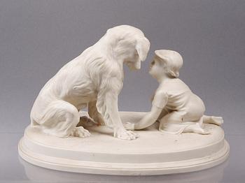 FIGURIN, parian, Gustafsberg 1899.