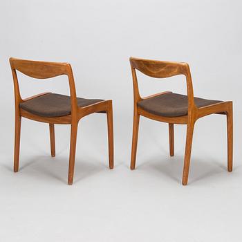 Vilhelm Wohlert, Four chairs for Poul Jeppesen, mid-20th century.