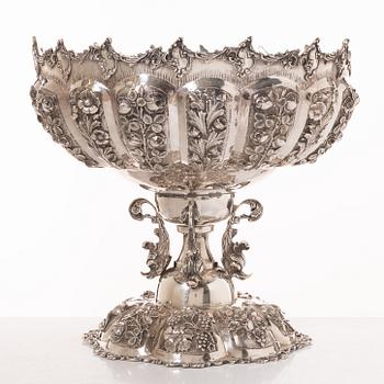 Decorative bowl, sterling silver, 20th century.