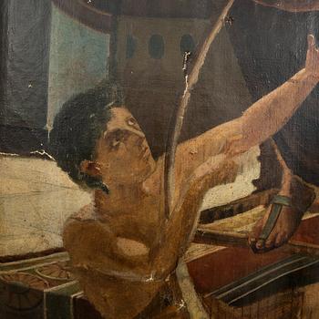 Julius Kronberg, copy after, "David and Saul".