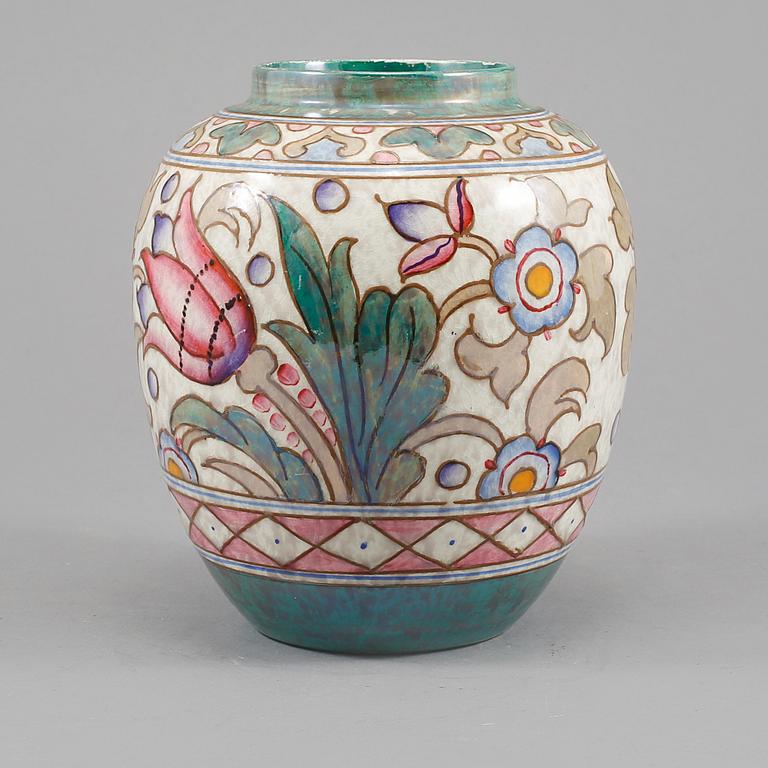 VAS, keramik, Charlotte Rhead, Bursley Ware, England, 1940-60-tal.