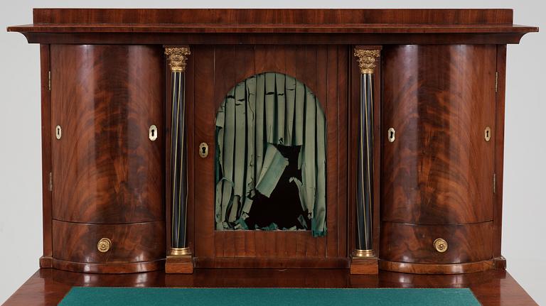 A Swedish Empire writing desk by D. Sehfbom.