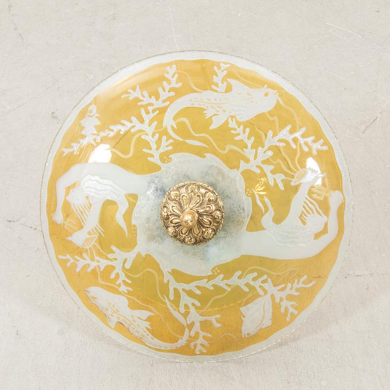 Taklampa, möjligen Glössner 1940-tal.