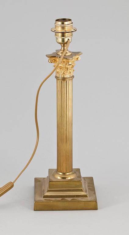 BORDSLAMPA, empirestil, 1900-tal.