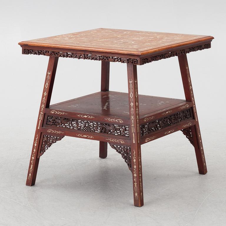 A hardwood table, China, 20th century.