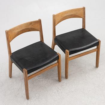 John Vedel-Rieper, six chairs, Denmark, second half of the 20th century.