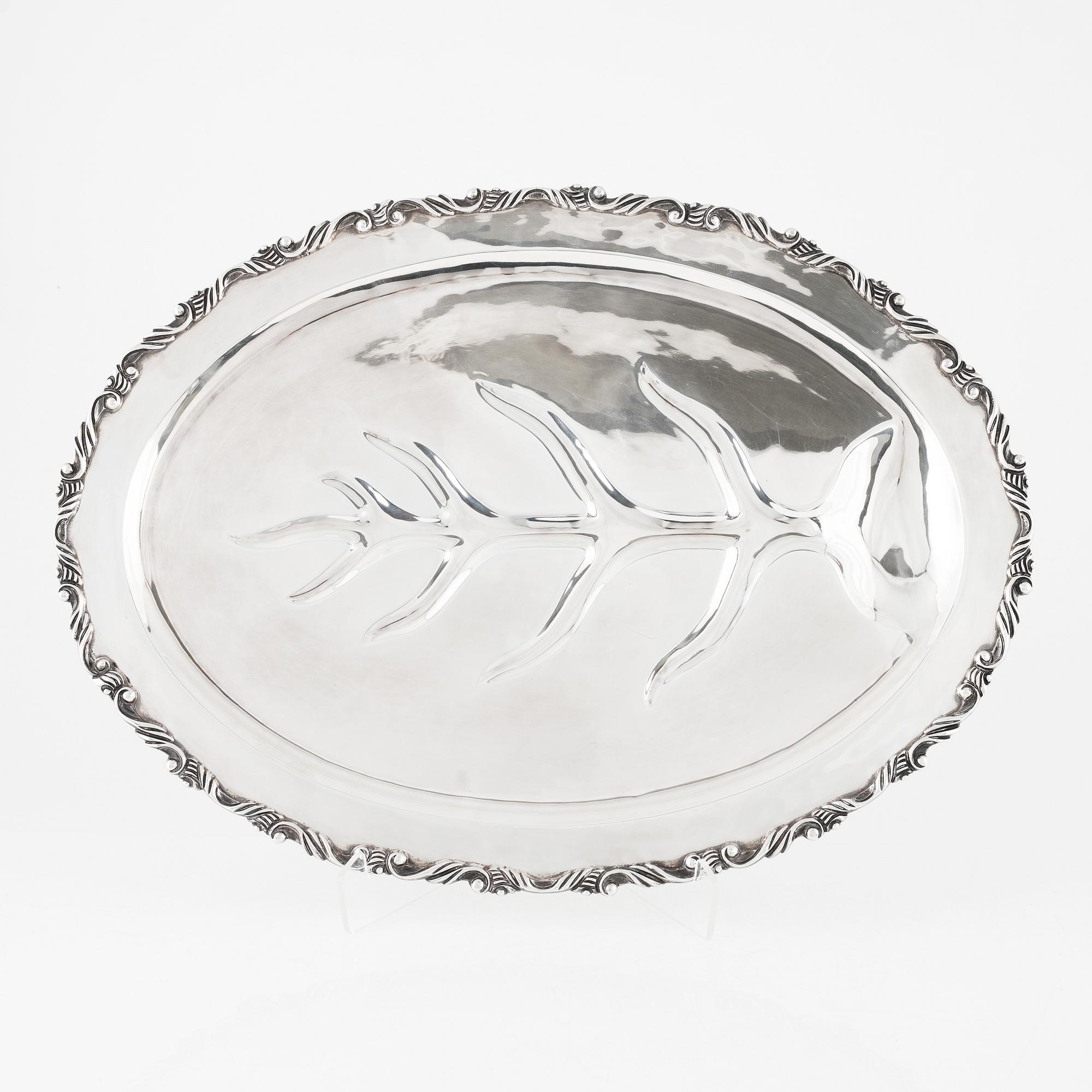 Stekfat, sterlingsilver, Mexiko, rokokostil.