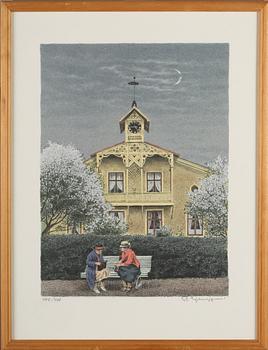 REINHOLD LJUNGGREN, 2 st, färglitografi, signerad och numrerade 448/460 samt 455/460.