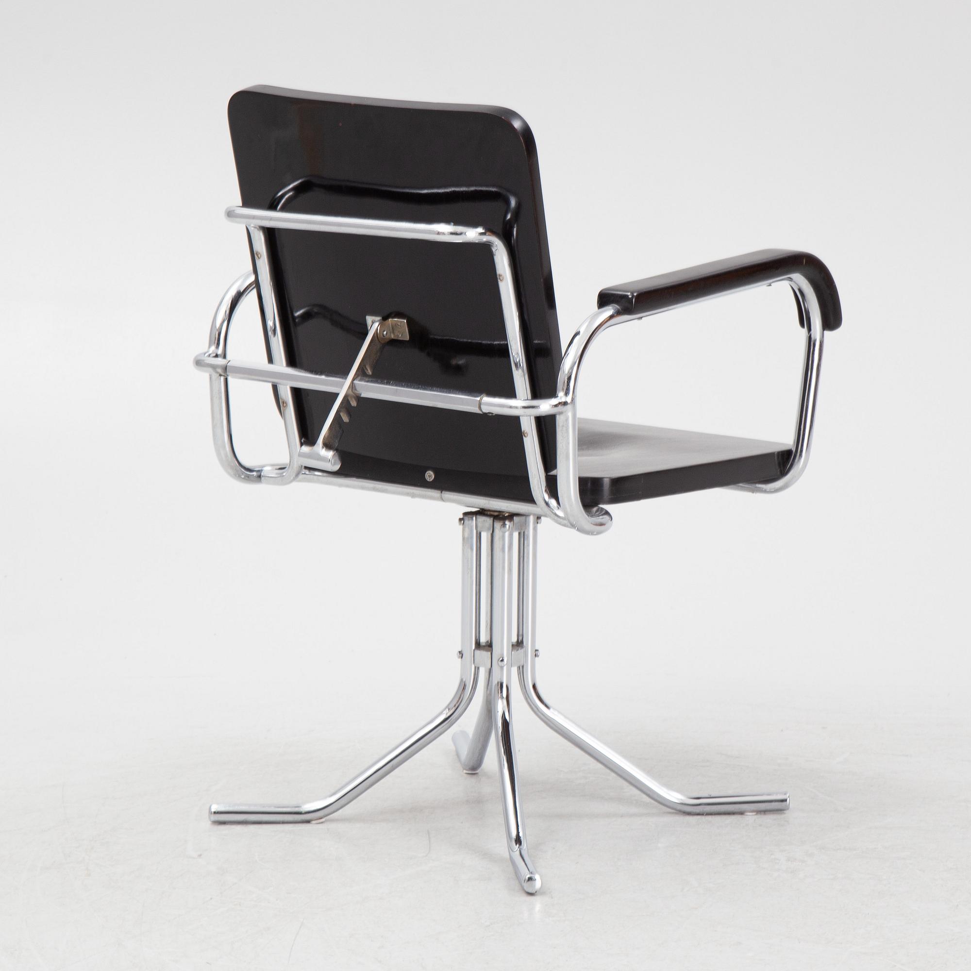A desk chair, Mücke & Melder Frystat, Czechoslovakia.