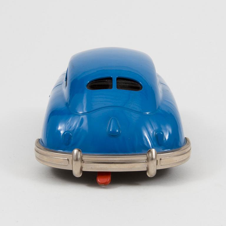 A tinplate Gescha "Porsche Sixmobil" Germany 1950s.
