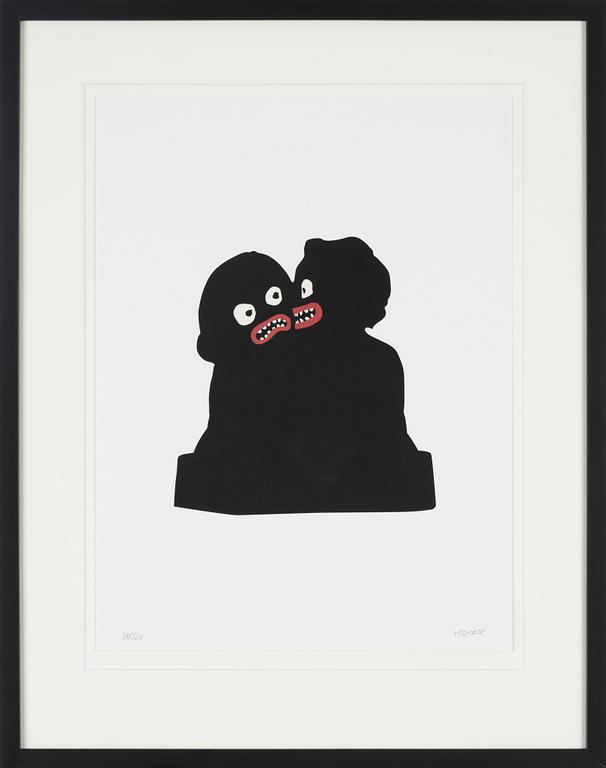 Makode Linde, lithograph, signed and numbured 39/120.