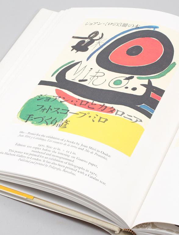 BOK," Joan Miró Lithographe IV 1969-1972", Nicolas and Elena Calas, Maeght Éditeur, Paris 1981, numrerad 1522/4000.
