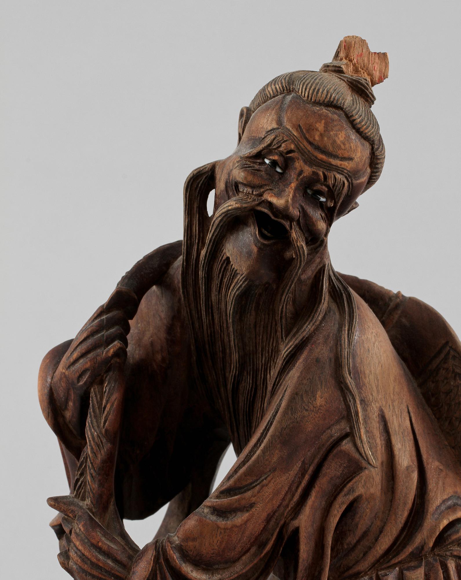 FIGURIN, trä, Kina, 1900-tal.