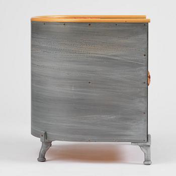 Mats Theselius, an "Aluminiumfåtölj" armchair, ed. 66/200, Källemo, Värnamo, post 1990.