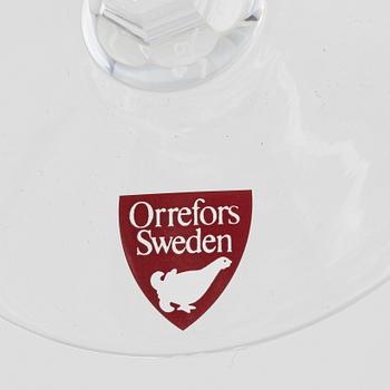 Ingeborg Lundin, a 30-piece 'Silvia' glass service, Orrefors.