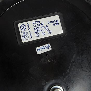 A set of five "Tube" lamps, designed by Anders Pehrson for Ateljé Lyktan in Åhus, launched 1973.