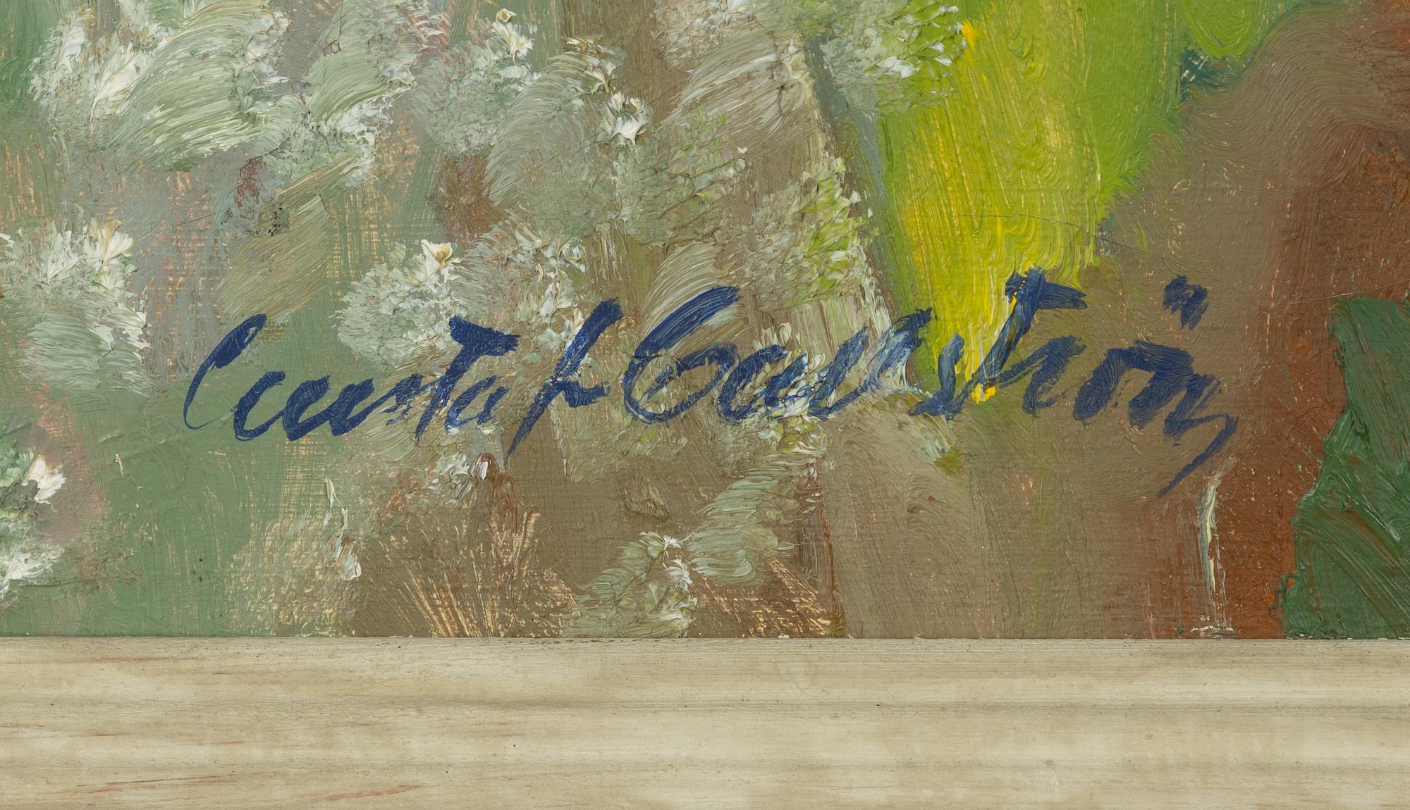 Gustaf Carlström, "Blomsterstilleben".