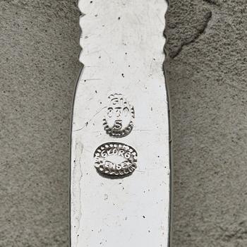 Georg Jensen, OCH JOHAN ROHDE, nötknäppare, 2 st, Firma Georg Jensen, Köpenhamn 1919-27, 830/1000.