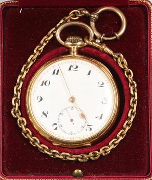 HERRFICKUR, guld, 18 K. Tidigt 1900-tal.