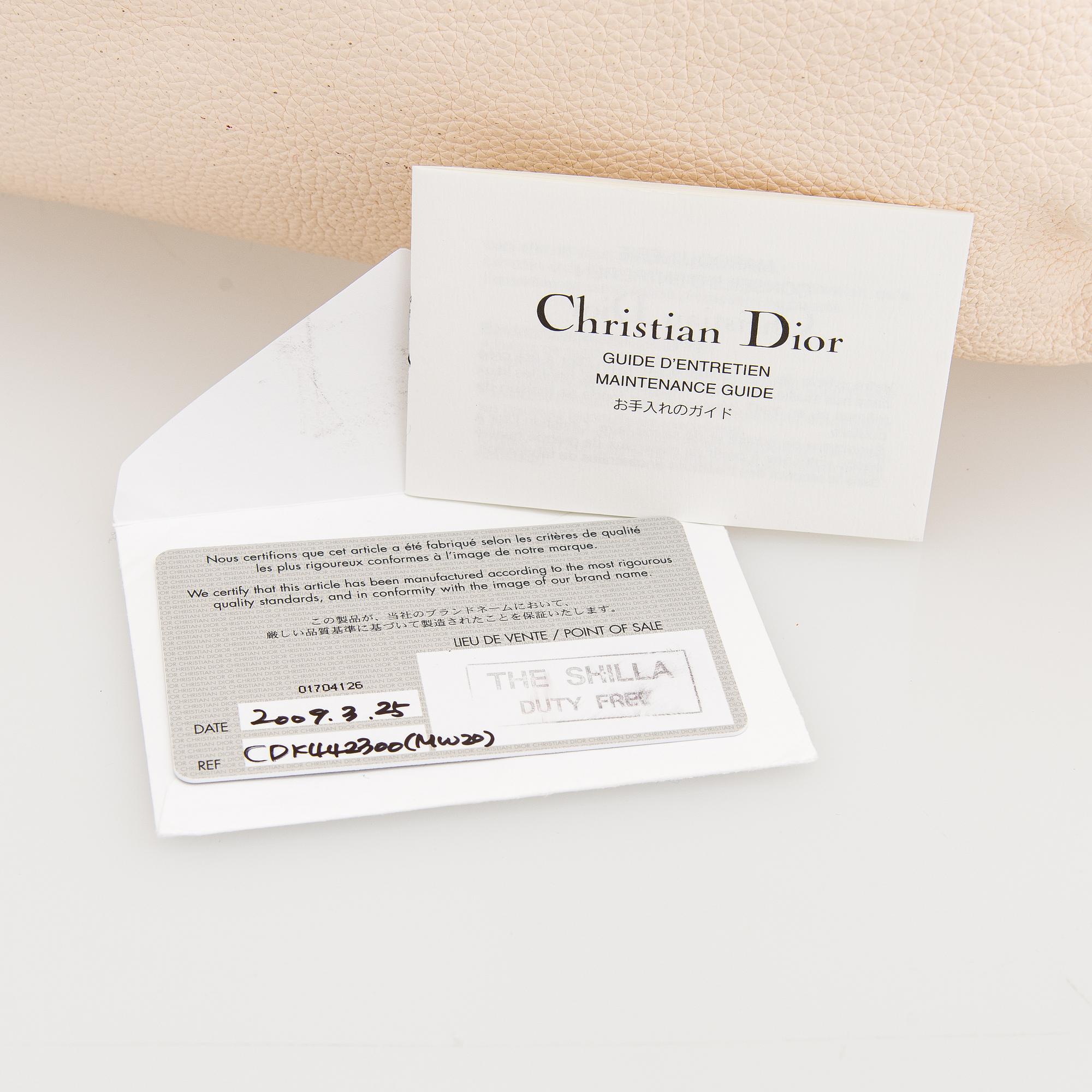 Christian Dior, Leather Bee Tote Bag.