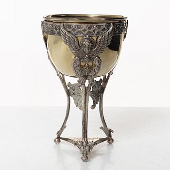 An Empire style silver bowl, Lale Silverware & Co Ltd, Istanbul, Turkey, 20th Century.