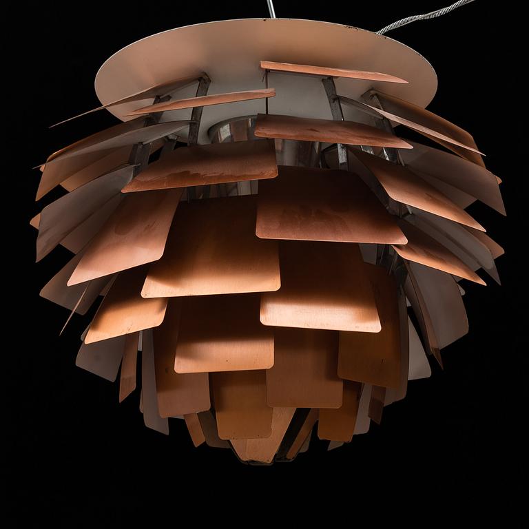 POUL HENNINGSEN, a 'PH-Kotte / PH Artichoke' ceiling light, for Louis Poulsen, Denmark, designed in1958.