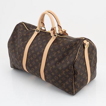 Louis Vuitton, weekendväska, "Keepall 50 Bandoulière", 2019.