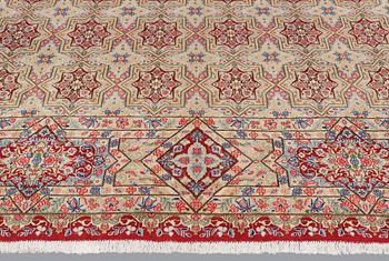 A carpet, Kerman, ca 460 x 340 cm.